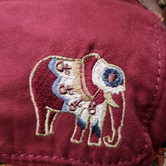 Sakroots Artist Circle Flap Crossbody Elephant Charm Tassel Bag Embroidered - Picture 4 of 13